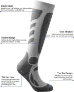 Kayzadd Ski Socks for Men 2-Pack for Skiing, Snowboarding, Outdoor Sports Performance Socks… - Image 8